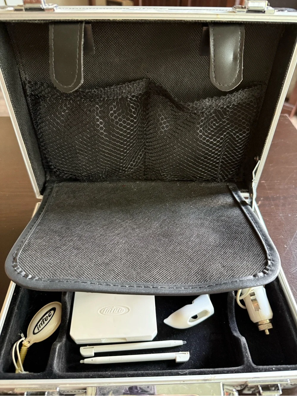 Intec Brand Case for Nintendo DS with multiple accessories and metal exterior